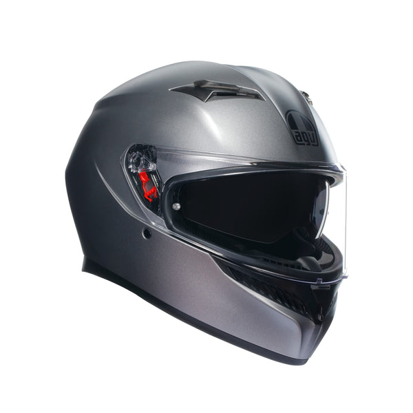 AGV K3 Full Face ECE 22.06 Motorcycle Helmet - Plain, Matt Black