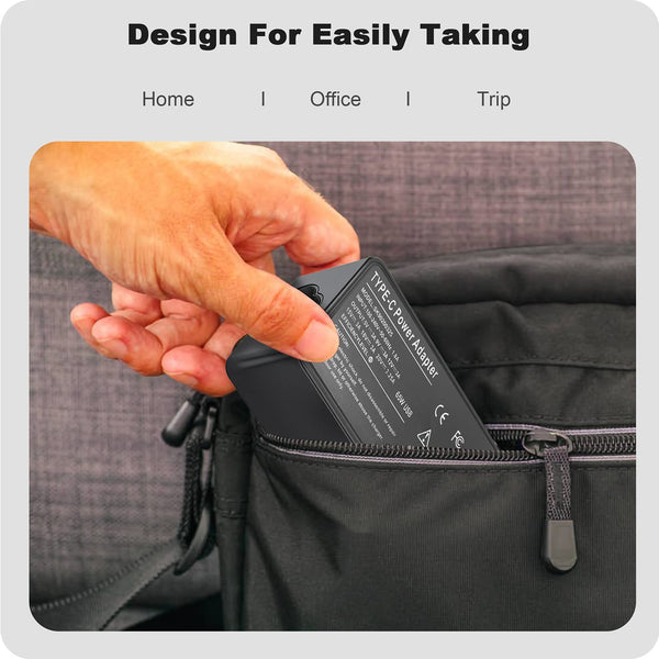 Jeestam 65W USB C Laptop Charger Compatible with HP EliteBook Elite Spectre X360 X2 830 1030 1040, Envy 11 13 14 15, Omnibook, Chromebook, Elite x2,ProBook 430 G6 G7 G8, for Office, School, and Family