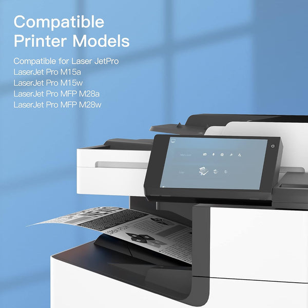 GPC Image Black Toner Cartridge, Compatible with HP 44A CF244A for LaserJet Pro M15w M15a MFP M28w M28a, 1000 Page Yield