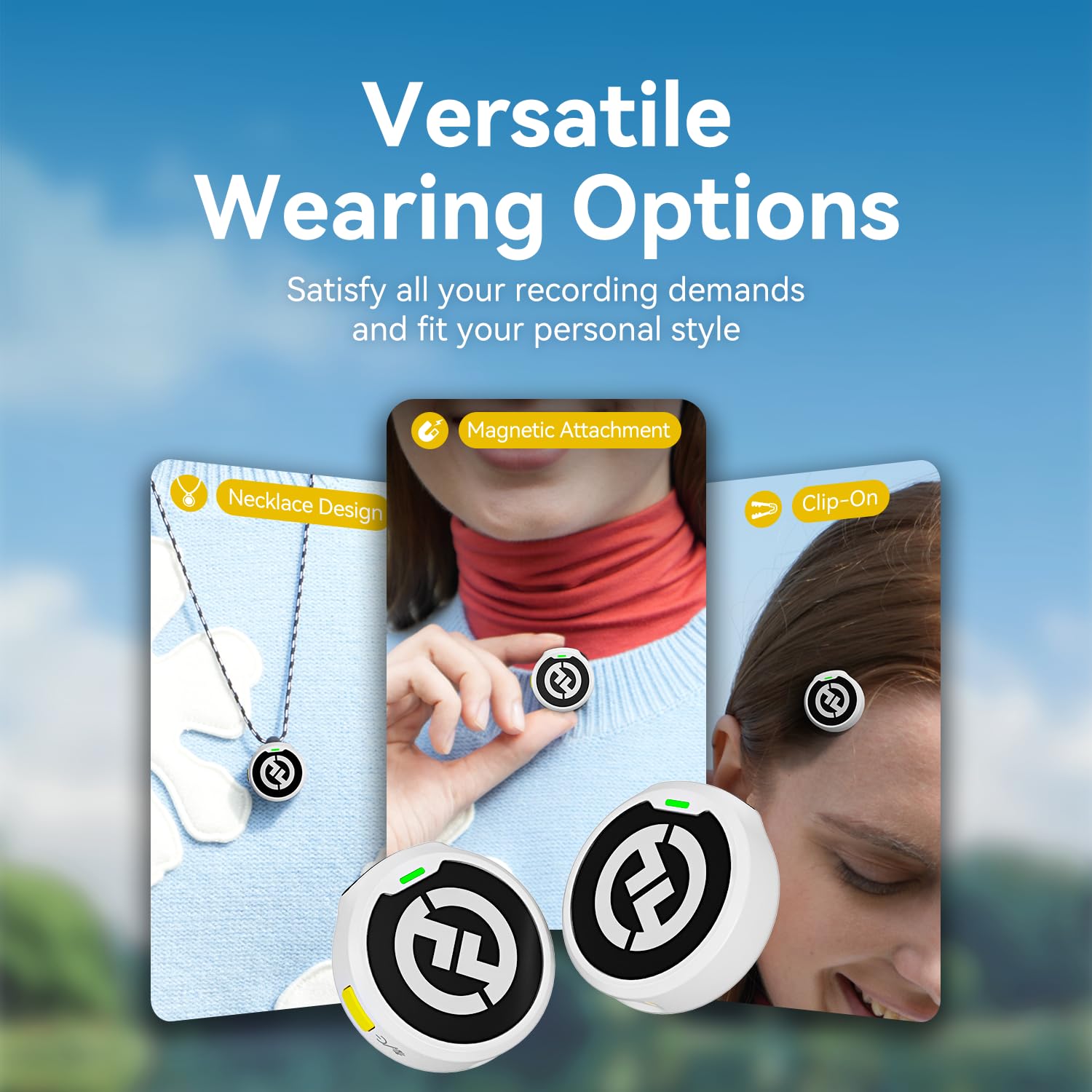 Hollyland Lark M2 Wireless Lavalier Microphone (2TX+1RX) Compatible with Camera, iPhone, Android, PC, 300m LOS Range, Hi-Fi Audio, Noise Cancelling, 40H Duration, Lapel Mic for Livestream Vlog-Black