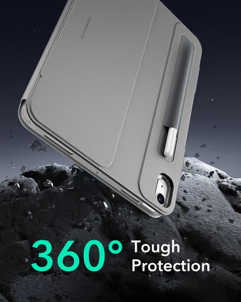 ESR for iPad Pro 12.9 Case (6th/5th Generation, 2022/2021), Removable Magnetic Cover, Adjustable Portrait/Landscape Stand with Raised Display View, 9 Standing Angles, Shift Series, Black