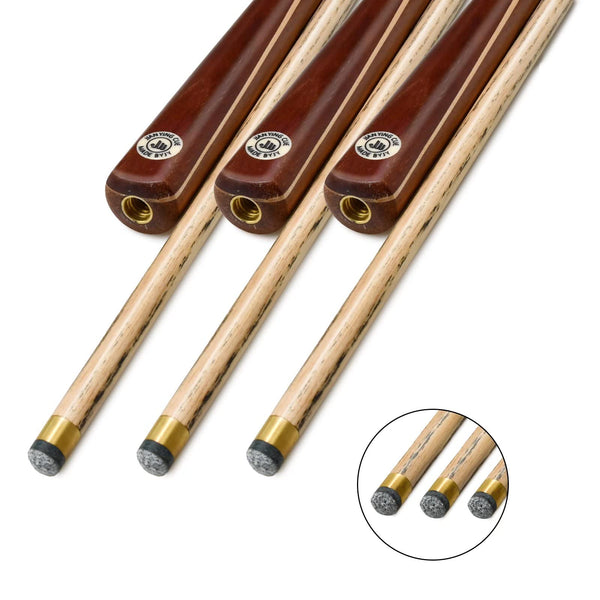 AONETIGER Snooker Cue 3/4 Jointed Handmade Pool Cue Ash Shaft Billiard Cue 3 Piece 57" 18oz Tip 10mm with Extension Accessories Hard Case/Bag Options