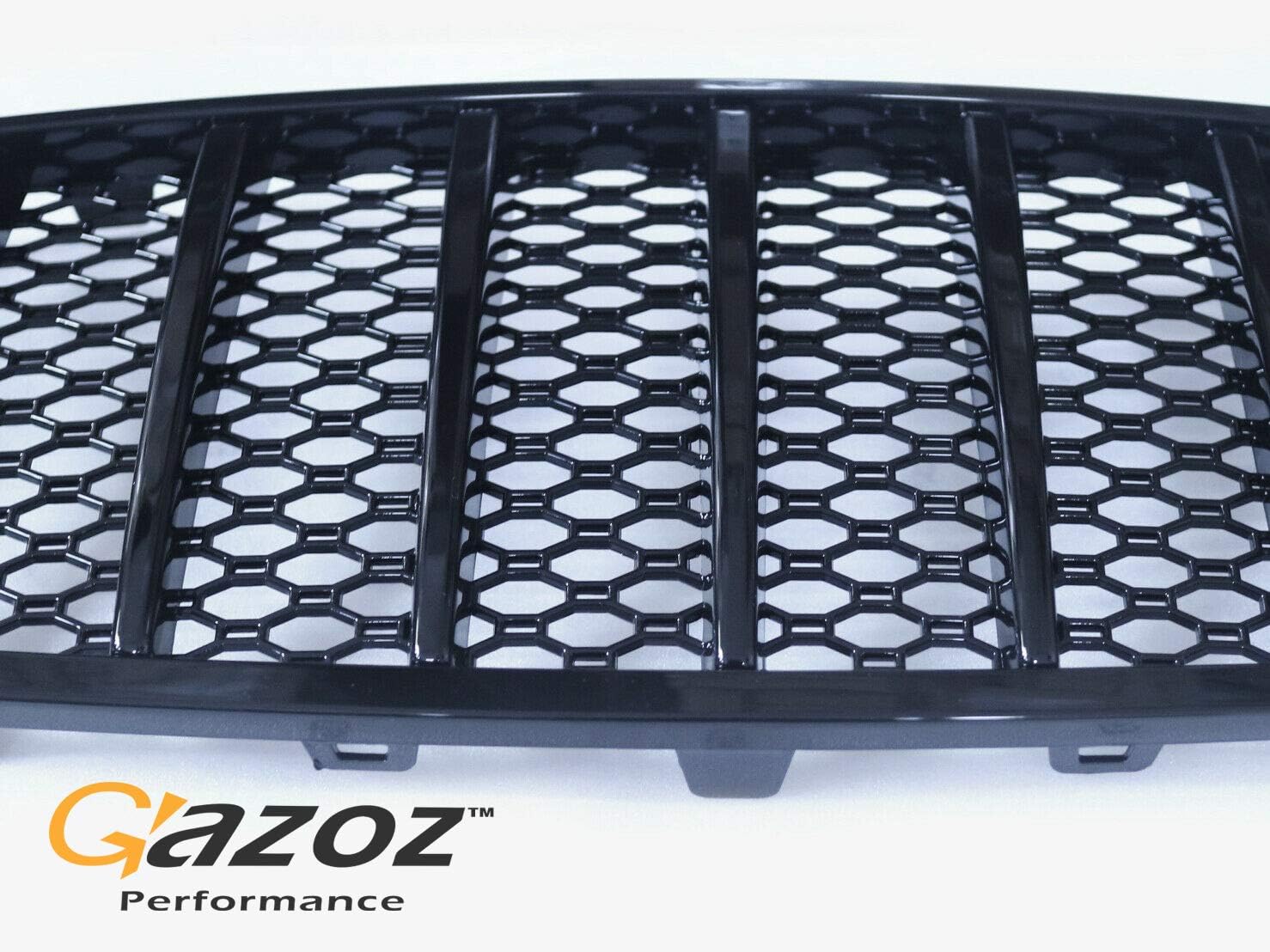 Gloss Black Front Grill Compatible With Smart Car Fortwo 453 Gen.3 - Grille Upgrade Replacement