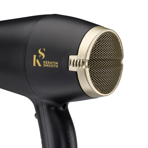 TRESemme Keratin Smooth Volume Shine Hair Dryer & Diffuser Gift Set - 2200W Powerful Blow Dryer, Heat Protection, Paddle Brush, Accessories, Black, 5543BU