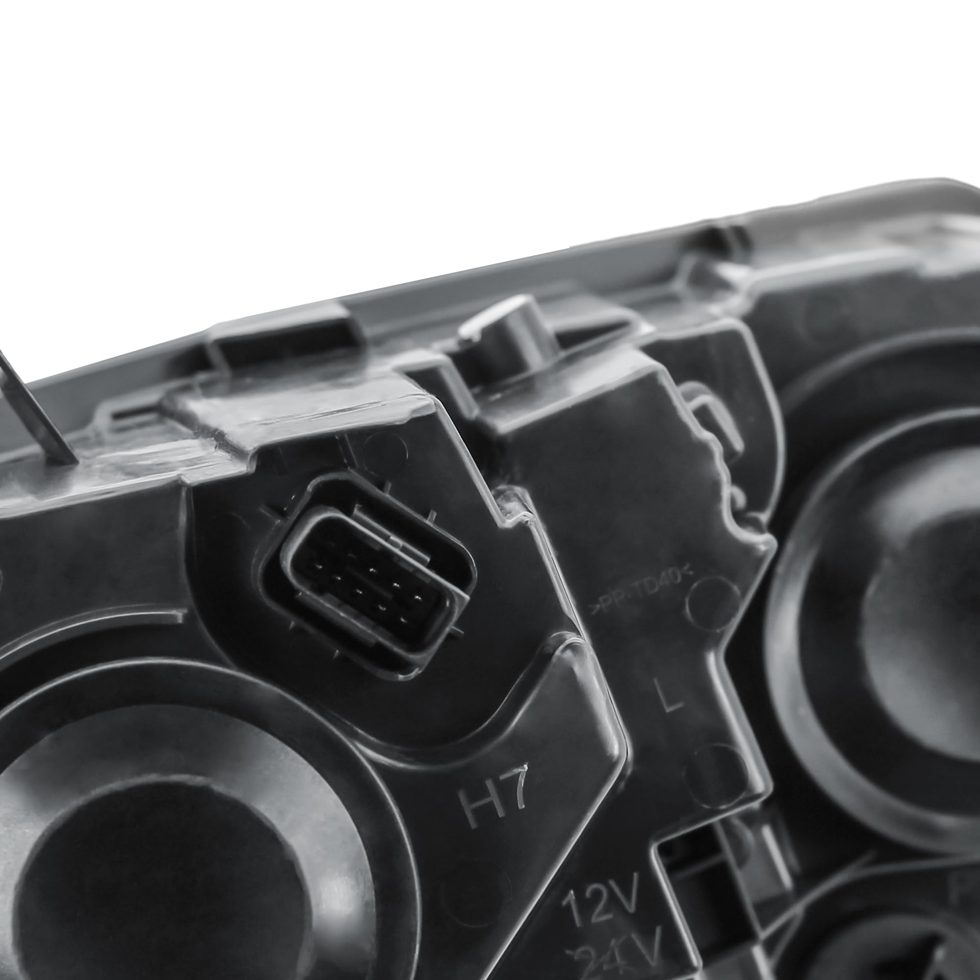 LONGLING Replacement Passenger (N/S) Side Headlight Head Lamp Electric Adjustment for Citroen Berlingo 2018-2024 Fiat Doblo 2022-2024