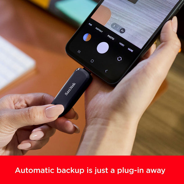 SanDisk Ultra Dual Drive USB flash drive 128 GB USB Type-A/USB Type-C 3.2 Gen 1 (3.1 Gen 1) Black, Silver