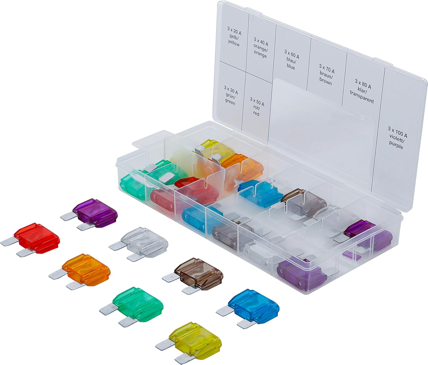 BGS 8127 | Car Fuse Assortment | Maxi | 24 pcs.