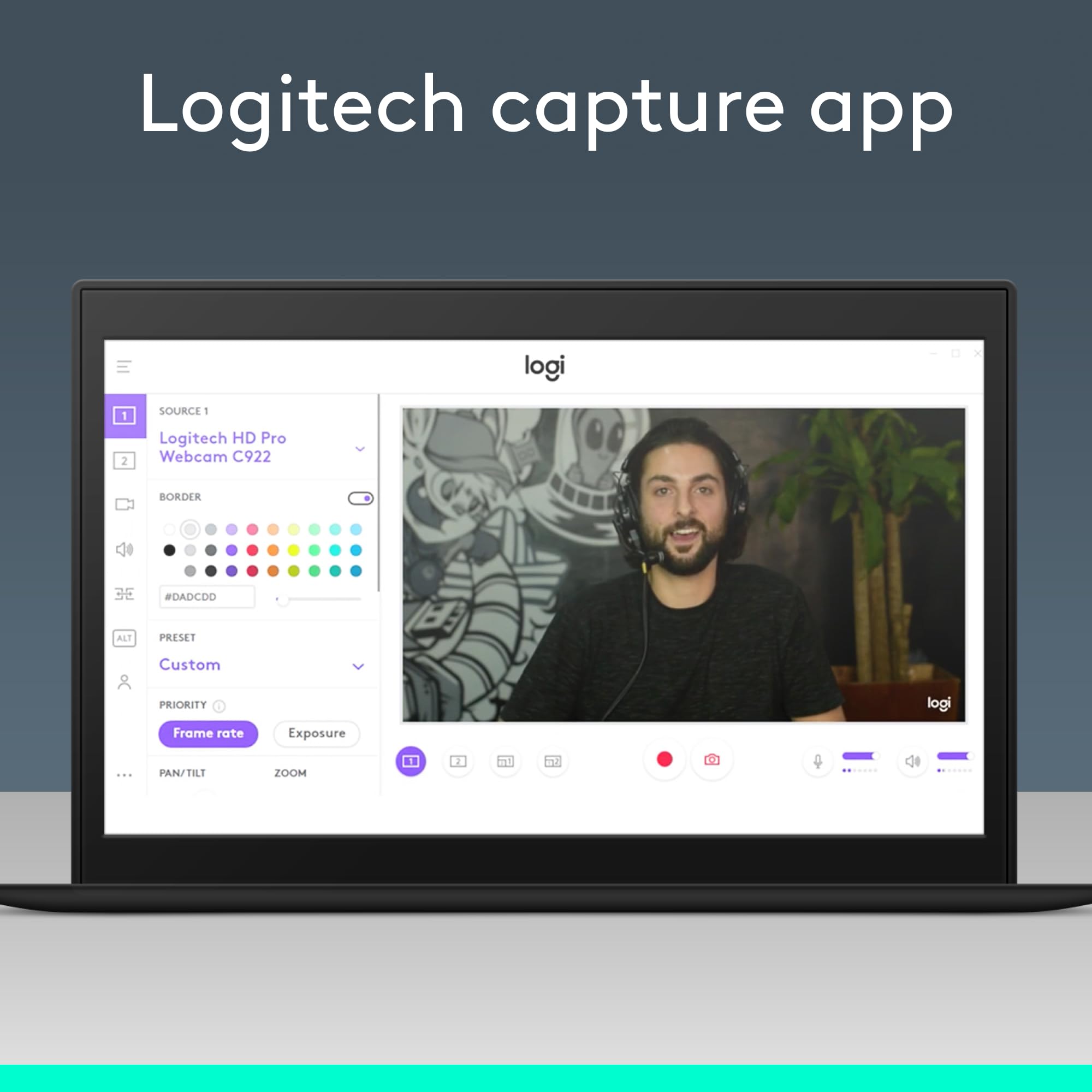 Logitech C920 HD Pro Webcam, Streaming, Full HD 1080p/30fps Video Calling, Clear Stereo Audio, HD Light Correction, Works with Skype, Zoom, FaceTime, Hangouts, PC/Mac/Laptop/Macbook/Tablet - Black