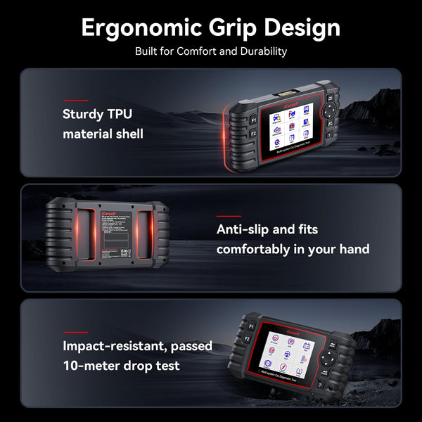 iCarsoft Car Diagnostic Tool for Ben.z/Smart/Sprinter, 30+ Service Functions OBD2 Scanner, MB V3.0 All System Code Reader, Bi-Directional Control, Auto VIN, Continuous Software Update