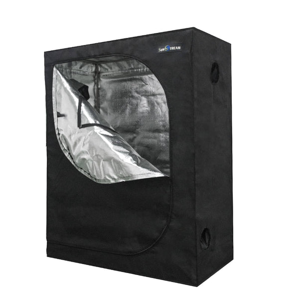 SunStream Hydroponic 4x2 FT Grow Tent 48"x24"x60"(120x60x150cm) for Indoor Seedling Plant Growing, Water-Resistant LightProof Small Mushroom Indoor