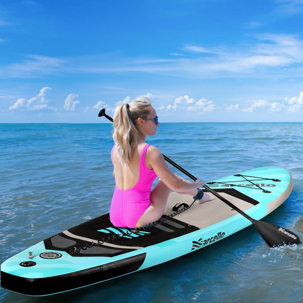 Paddle Board, Inflatable Stand Up Paddle Board, 10‘6/11' ×33"×6" Ultra-light SUP Board with Hand Pump, Leash, Repair Kit, Waterproof Phone Case and Waterproof Bag, Paddle Board for Adults