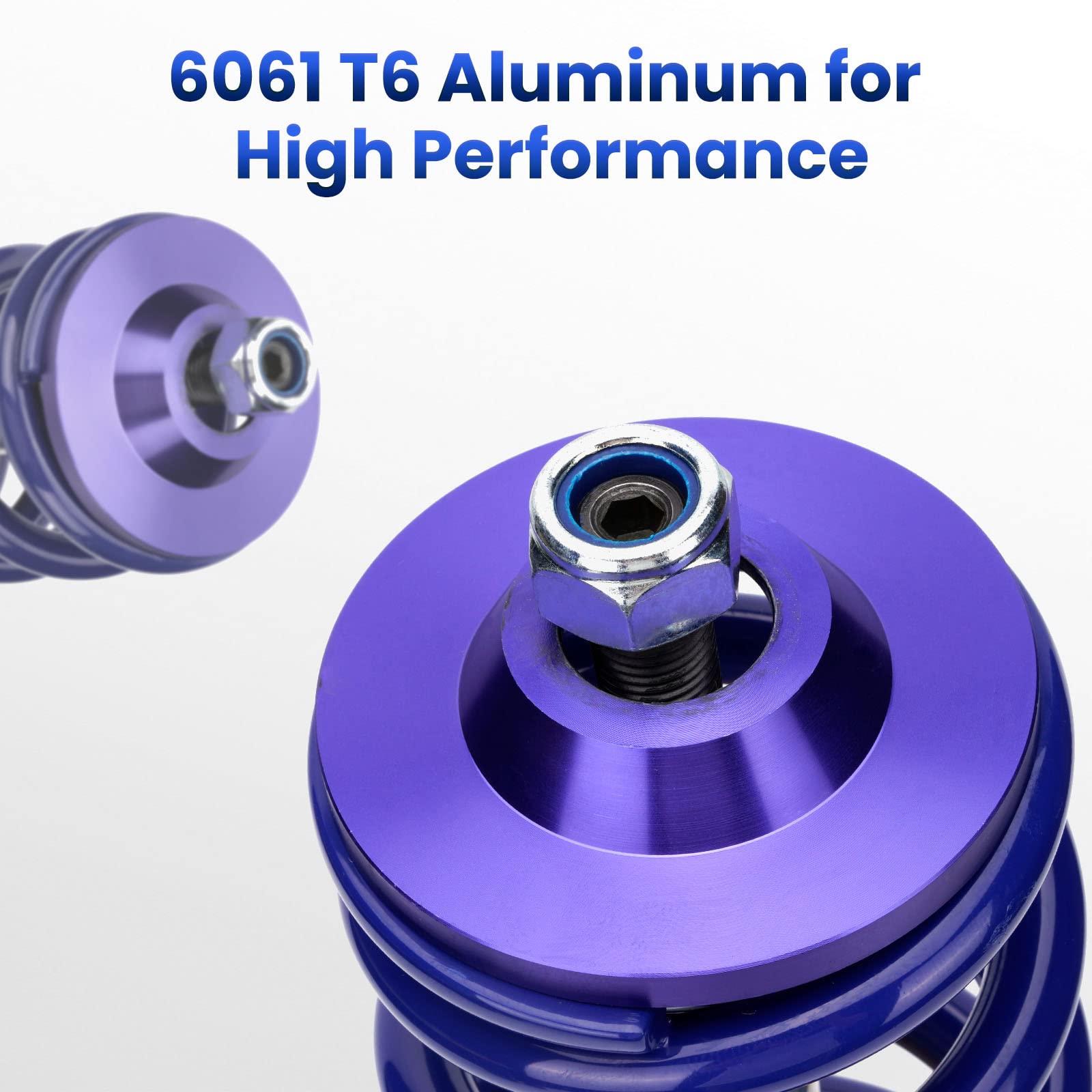 maXpeedingrods Coilovers Lowering Suspension Kits for VW Golf4/for Seat Leon 1M1/for VW New Beetle (9C1, 1C1) - Golden