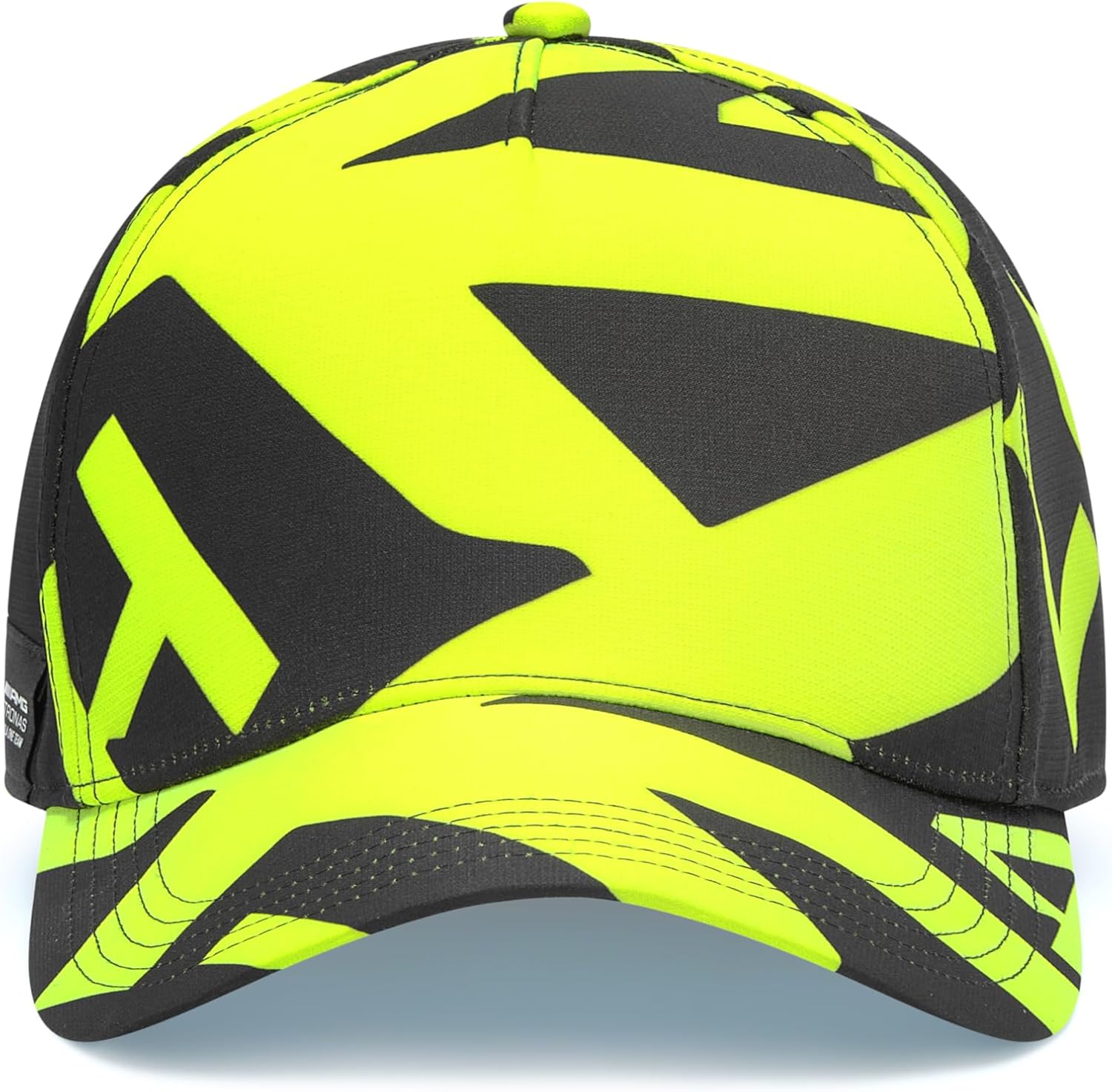 Mercedes AMG Petronas F1 Lewis Hamilton AOP Cap - Black//Yellow - One Size Fits Most