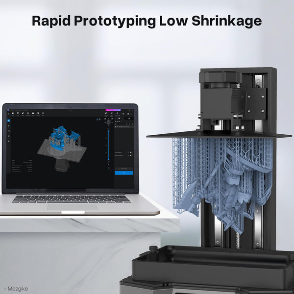 ELEGOO 8K 3D Printer Resin, Standard Photopolymer Resin 405nm UV-Curing Resin, Best for 8K/9K/12K/14K/16K LCD 3D Printer Space Grey 1000G