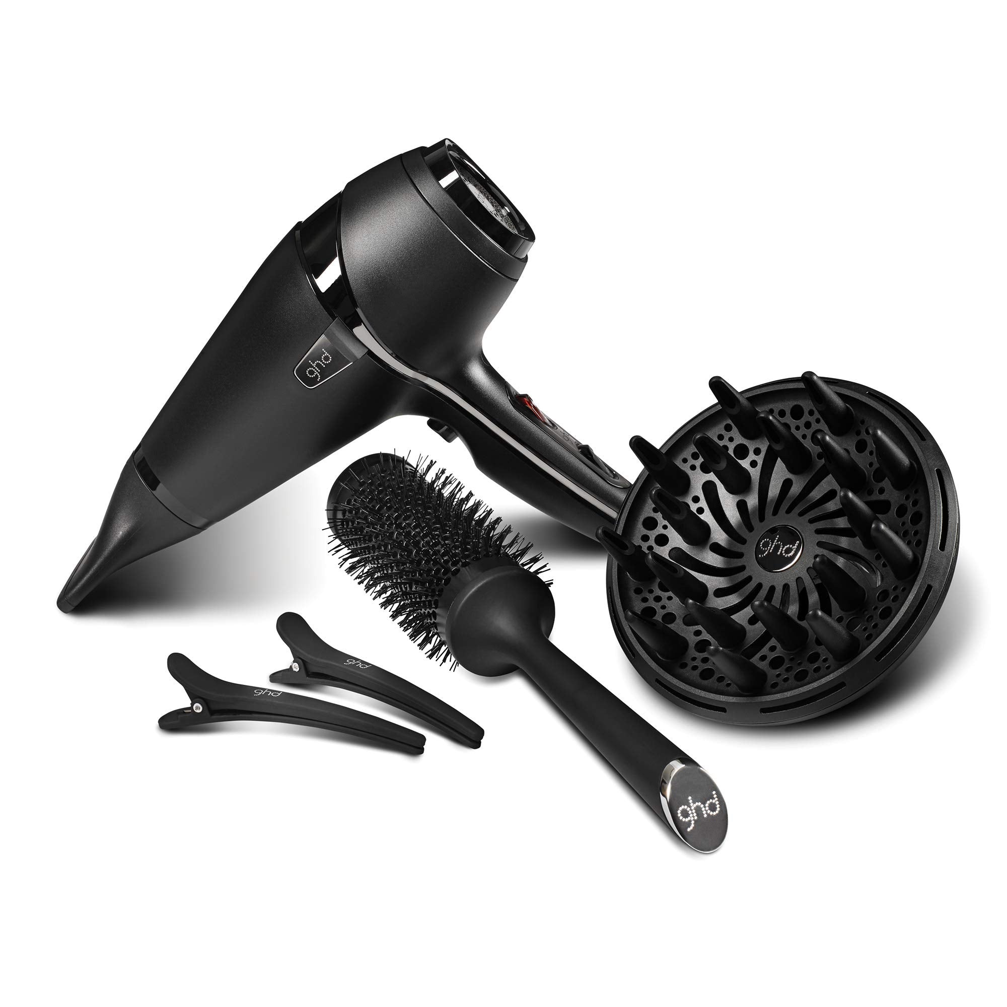 ghd Air Hair Dryer - Salon-Finish, 2X Faster Dying, Reduced Frizz - for All Hair Types (UK Plug)
