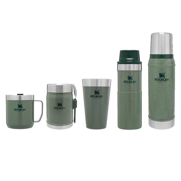 Stanley Adventure Stacking Beer Pint 0.47L - Travel Mug Keeps Drinks Cold For 4 Hours - Stainless Steel Thermal Cup - Stacks Infinitely - Double Wall Vacuum Insulation - Dishwasher Safe - Matte Black