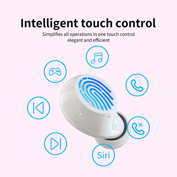 Earbuds for Kids Cute Design in-Ear Wireless Earphones for Kids Boys Adult Bluetooth 5.3 Waterproof Sport Stereo Headphones with Mic for Phone