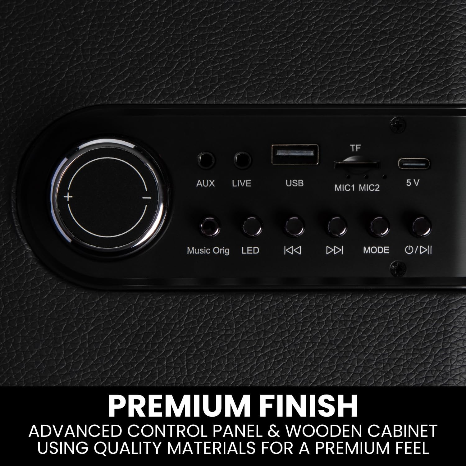 Karaoke Machine & Portable Speaker with Wireless Microphones & Lights. Mr Entertainer Neon