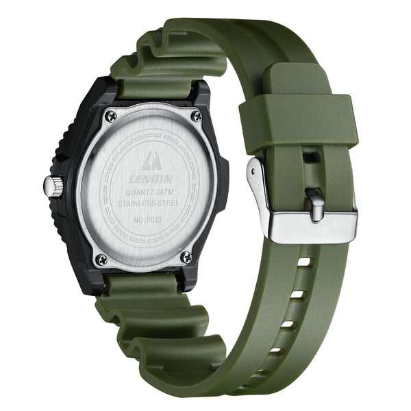 LN LENQIN Mens Watches Stainless Steel Watches Men Waterproof Analog Quartz Watch Men's Wrist Watches with Date Fashion Casual Man Watch