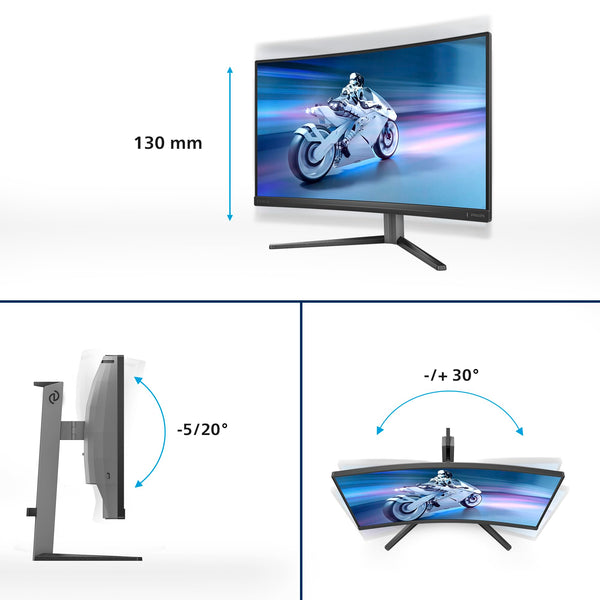 PHILIPS Evnia 32M2N6800M/00 computer monitor 80 cm (31.5") 3840 x 2160 pixels 4K Ultra HD LCD Black