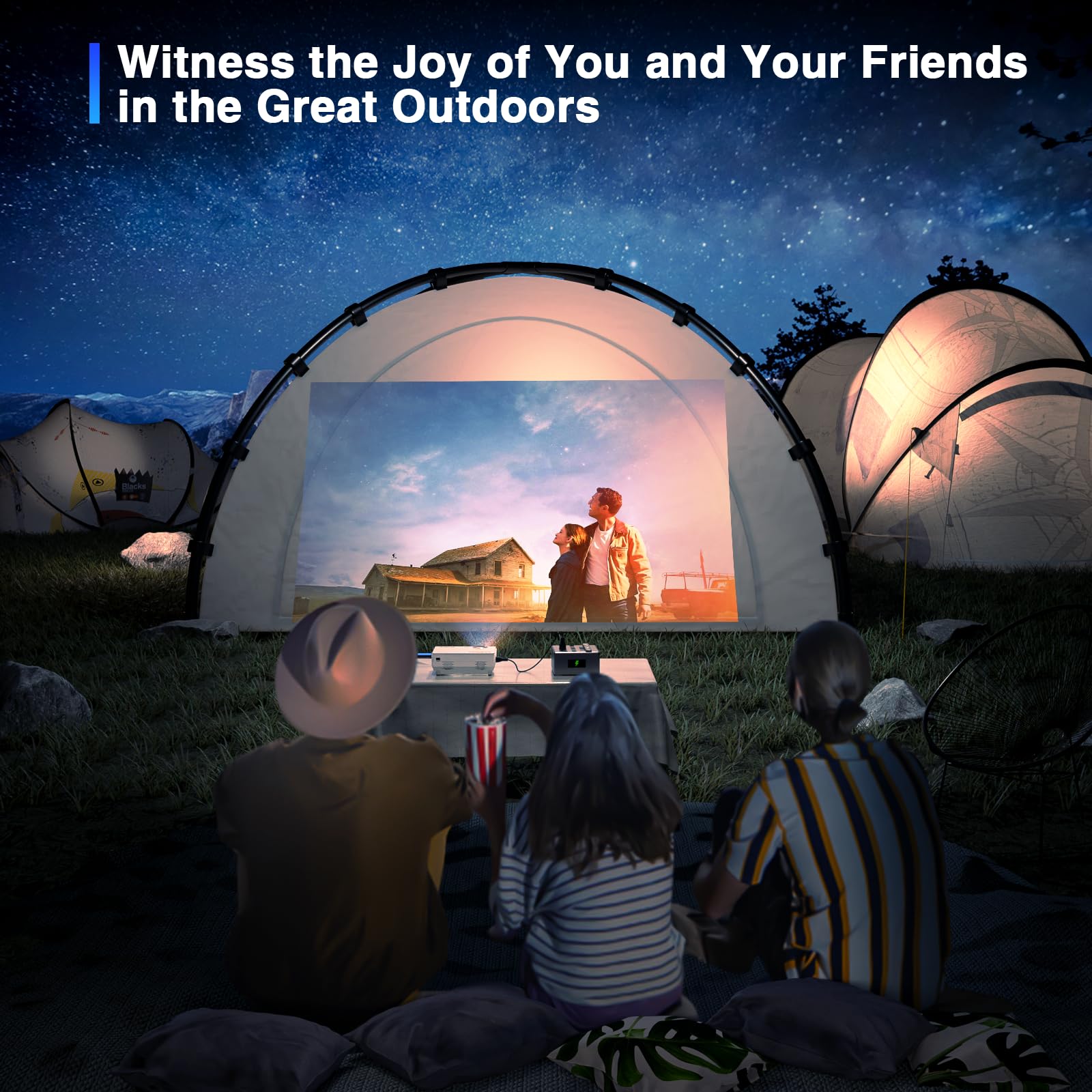 XuanPad Mini Projector, 2025 Upgraded 14000L Portable Video Home Projector, HD 1080P Supported, Compatible with TV Stick, HDMI, USB, AV, Laptop, iPhone, Android Smartphone