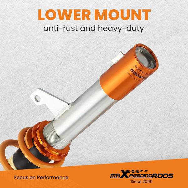 maXpeedingrods Coilovers for Jetta MK5/Golf MK5 MK6/Beetle 2012-2014/Touran 2004-2015/Scirooco 2008-2017