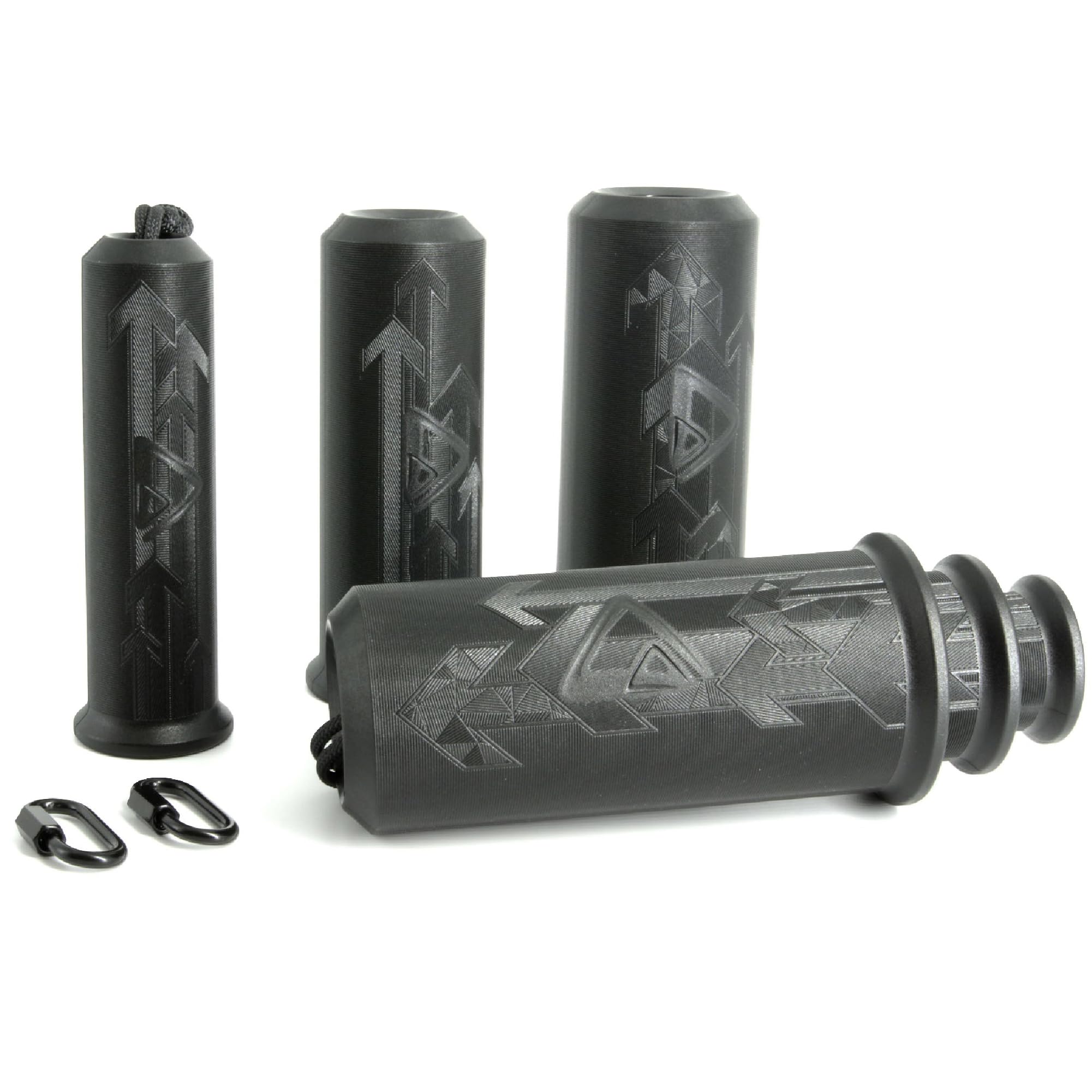 Duonamic Switch Pull Up Grips - Climbing Grip Trainer for Improving Grip Strength - Includes 3 Different Grip Sizes - Compatible with Eleviia Pull up