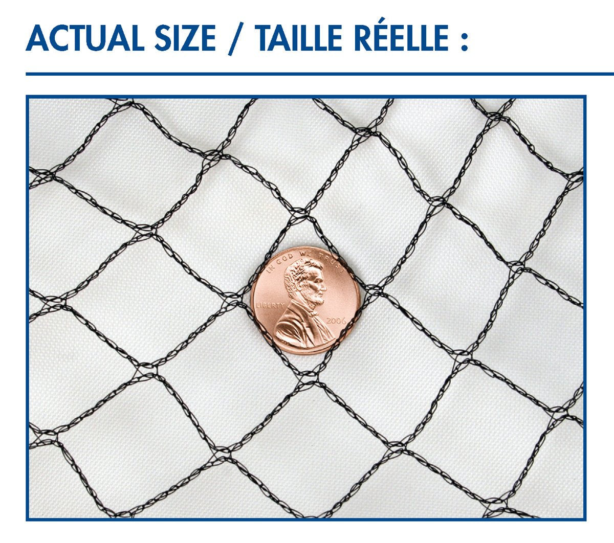 Aquascape Protective Pond Netting with Stakes, 28-Feet x 30-Feet, Durable Mesh, Black | 98002