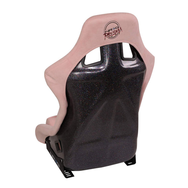 NRG Innovations NRG-FRP-302BK-ULTRA Universal Fixed Back Bucket Racing Seat for 6-Point Harnesses, Size L, Black Cover, Black -ULTRA, 24" W X 36" H X 18" D