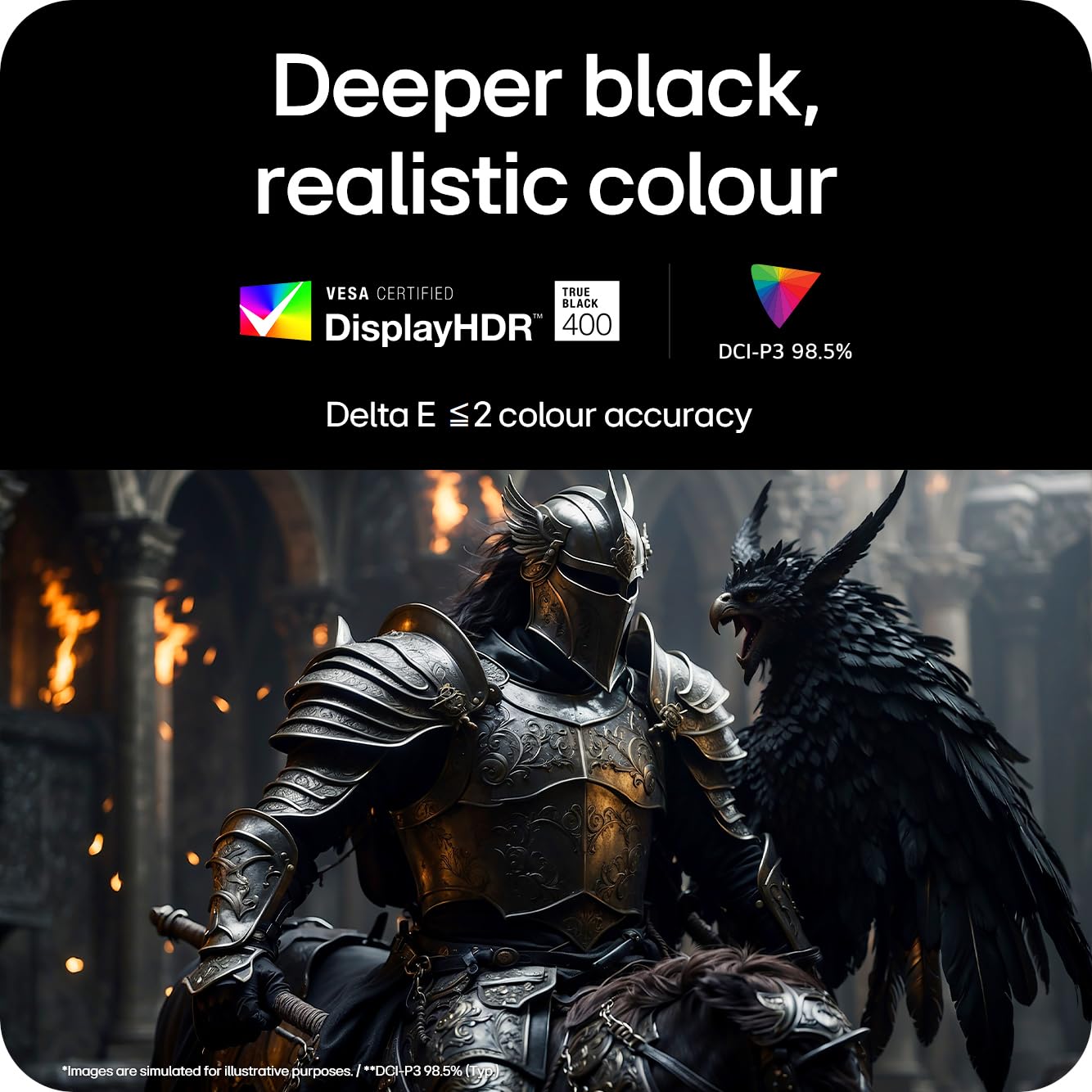 LG UltraGear OLED Gaming Monitor 32GS95UV-B, 32 inch UHD 4K, Dual mode 4K: 240Hz / FHD: 480Hz, 0.03ms Response Time, NVIDIA G-Sync & AMD FreeSync Premium Pro, 7W Stereo speakers, DisplayPort, HDMI 2.1