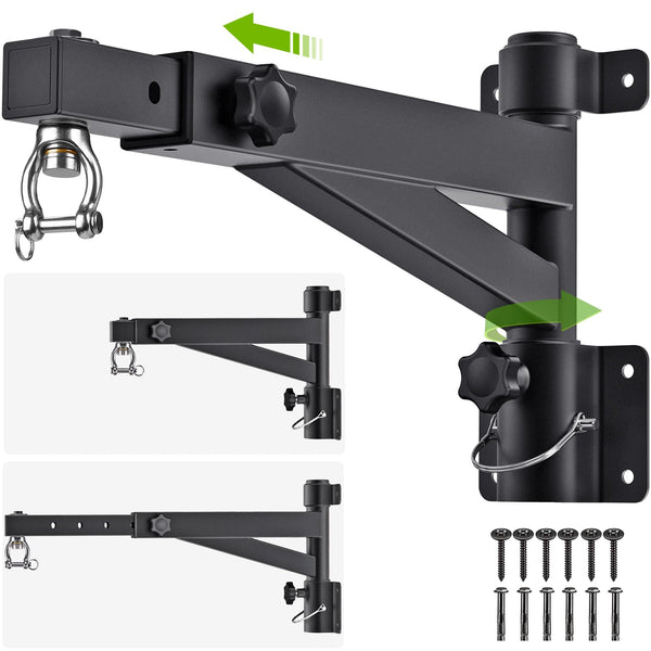 Kipika Heavy Bag Wall Mount - Rotatable Heavy-Duty Boxing Bag Bracket for Home Gym Indoor Use, Adjustable Length for Kickboxing, Muay Thai, and Speed