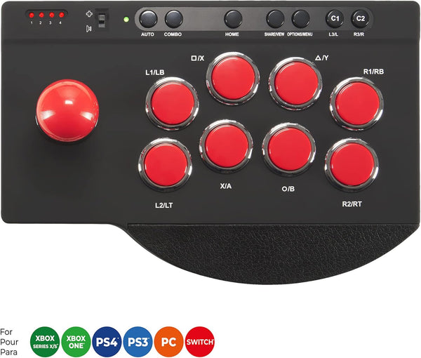 Subsonic - Arcade joystick compatible with PS4, Xbox Serie X/S, Xbox One, PC, PS3