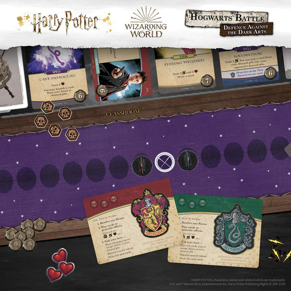 USAopoly, Harry Potter: Hogwarts Battle, Board Game, Ages 11+, 2-4 Players, 30-60 Minute Playing TIme
