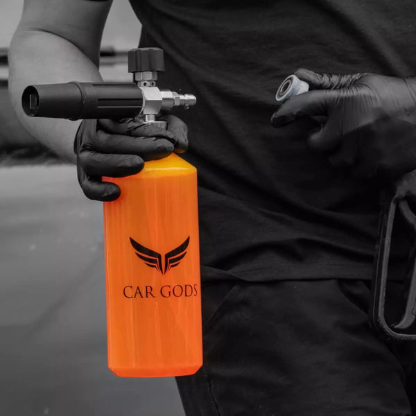Car Gods Snow Foam Cannon/Lance - High Density Foaming Capabilities - Holds Up To 1L Of Concentrate