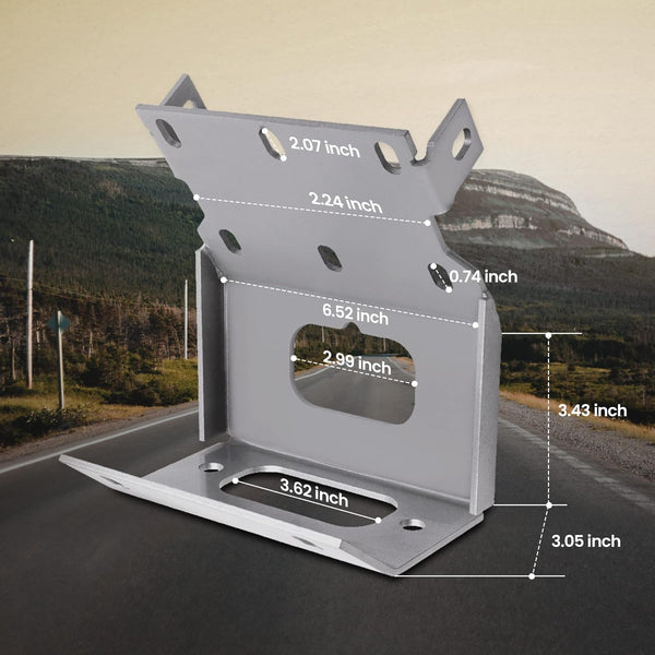 maXpeedingrods Winch Mount Plate Winch Mounting Bracket for Honda Foreman Rubicon Rancher TRX500 TRX420 TRX520 2014-2024