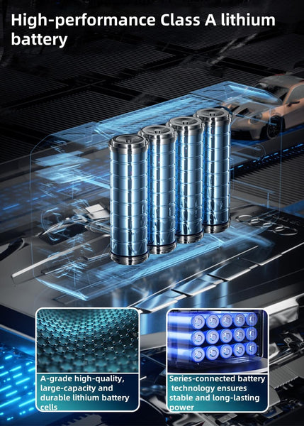 Car Battery Booster Jump Starter Power Pack,UTRAI 4000A Portable Car Jump Starter Power Bank for 12V Vehicles Motorcycle,with LCD Screen/LED Flashlight/QC3.0 (Up to 9L Gas/8.5LDiese)