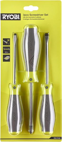 RYOBI RSD1PH2S 3 Piece Screwdriver Set PH and SL (3 Pcs)