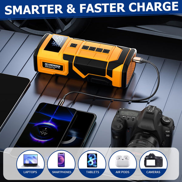 SYTUNG Car Battery Booster Jump Starter Power Pack, 12V Auto Battery Booster Pack, 2000A Peak 20000mAh Portable Power Bank Charger (Up to 6.0L Gas or 3.0L Diesel Engine)