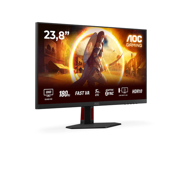 AOC Gaming 25G3ZM/BK - 24.5" 240Hz FHD Monitor, 0.5ms MPRT, FreeSync Premium (1920x1080, HDMI 2.0 x 2, DisplayPort 1.2 x 1, Headphone out (3.5mm)) black/red