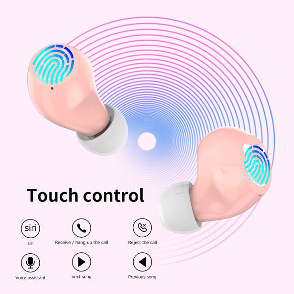 Earbuds for Kids Cute Design in-Ear Wireless Earphones for Kids Boys Adult Bluetooth 5.3 Waterproof Sport Stereo Headphones with Mic for Phone