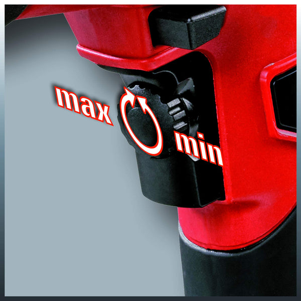 Einhell TC-ID 1000 E Impact Drill | Hammer Drill With Auxiliary Handle, Soft Grip, Speed Control | 1010W Electric Drill With Percussion Hammer Drilling Function , Red