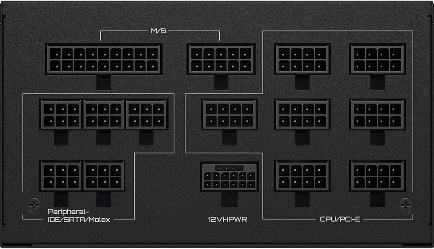 Gigabyte P750BS 80 Plus Bronze Non Modular 750w Power Supply Unit, Flat Cables, 3 Year Warranty