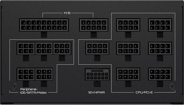 Gigabyte P750BS 80 Plus Bronze Non Modular 750w Power Supply Unit, Flat Cables, 3 Year Warranty