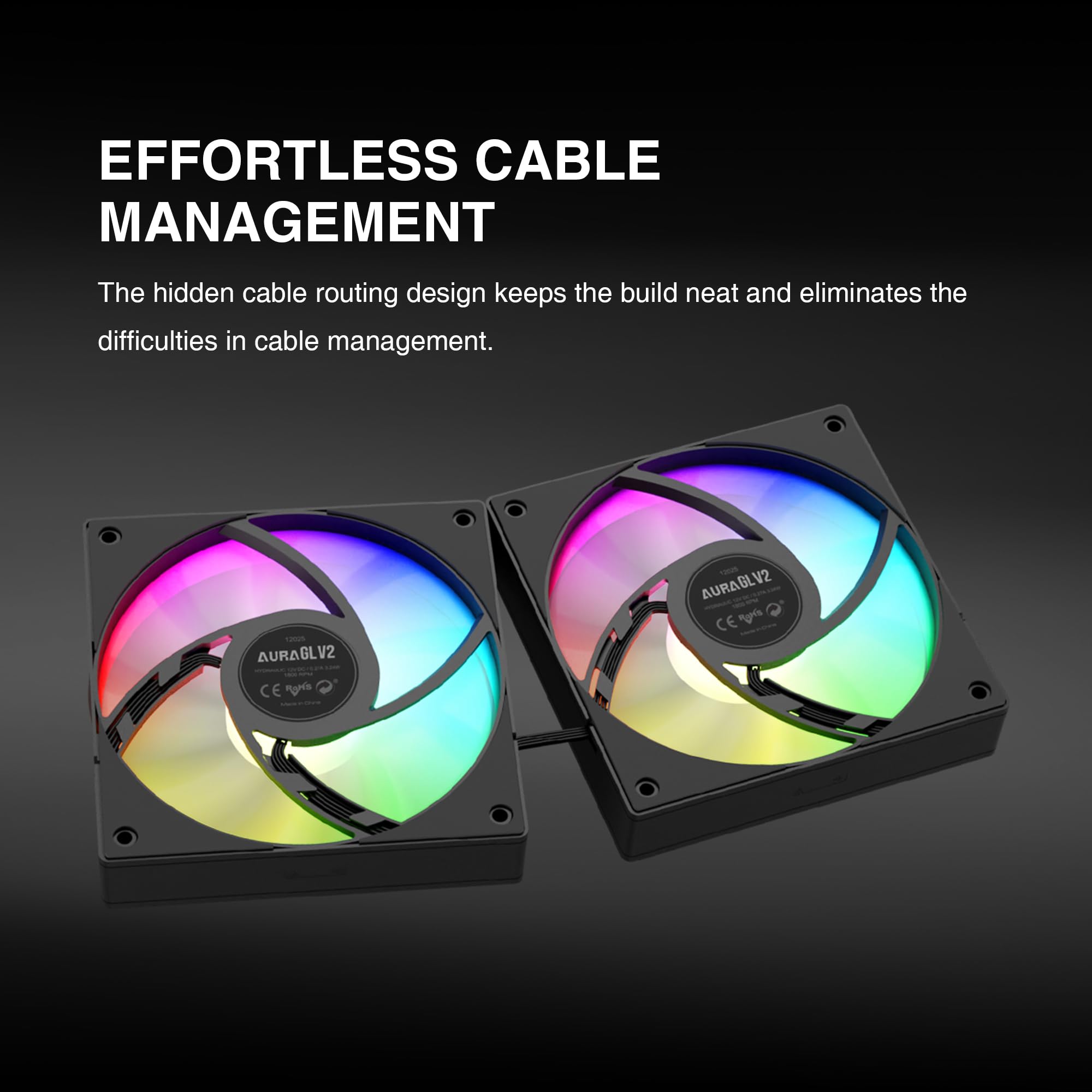 GAMDIAS AURA GL240 V2 AIO, 240mm CPU Liquid Cooler, Easy Cable Routing Design, Rotatable Performance Pump, 2 x 120mm Low-Noise PWM ARGB Fan w/ MB Sync, AMD AM5/AM4；Intel LGA 1851/1700/115x/1200, White