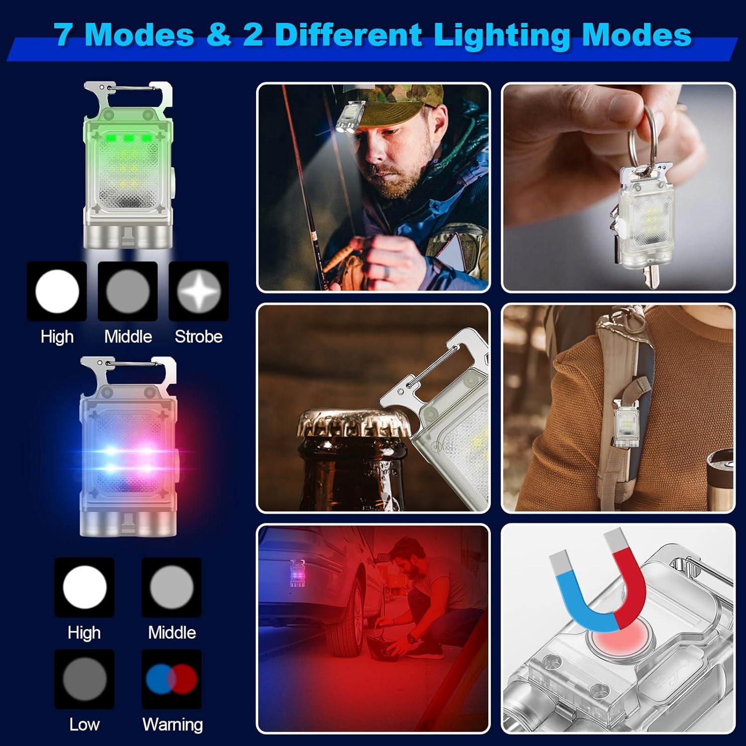 Fsiviim Torches Led Super Bright, 1,000,000 Lumens Led Torch Rechargeable, Powerful Flashlight Torch, High Power Torches for Camping