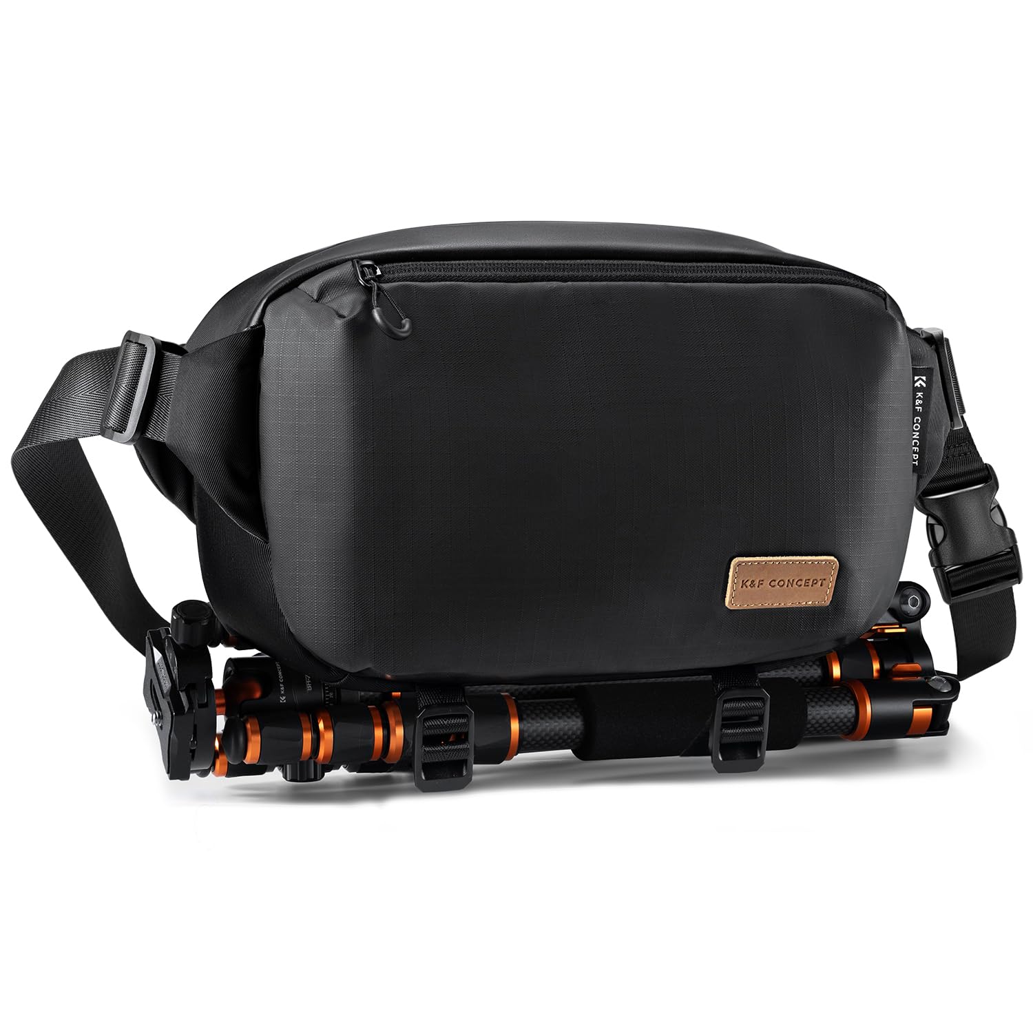 K&F Concept Camera Sling Bag, Camera Bag for DSLR and Lenses, Single Shoulder Camera Case Crossbody Bag with Tripod Holder for SLR Canon Sony Nikon Drone