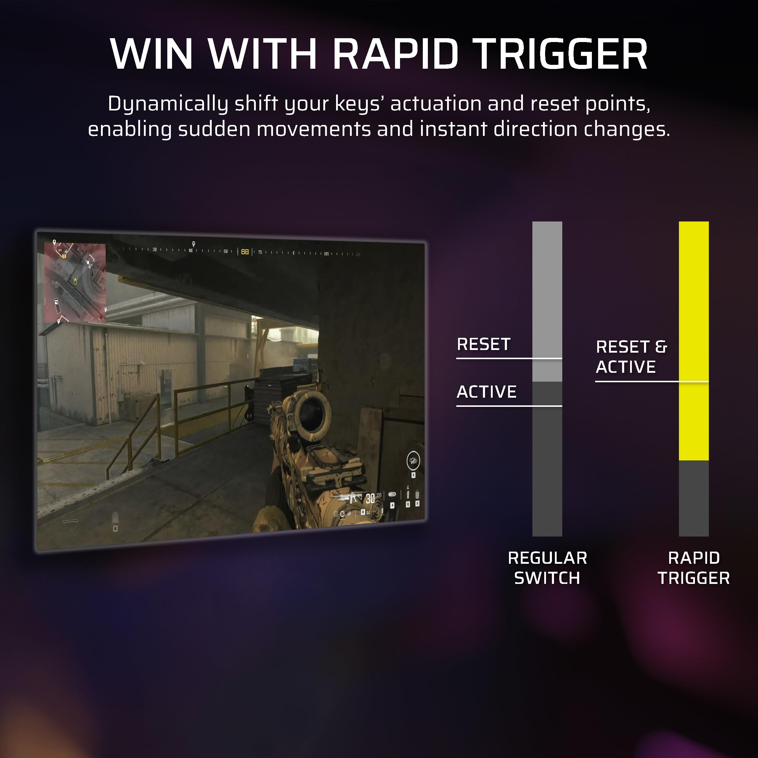 CORSAIR K70 MAX RGB Magnetic Mechanical Wired Gaming Keyboard – MGX Adjustable Switches, Simultaneous SOCD and Rapid Trigger, PBT Double-Shot Keycaps, Sound Dampening, 8000Hz Polling, QWERTY UK, Black