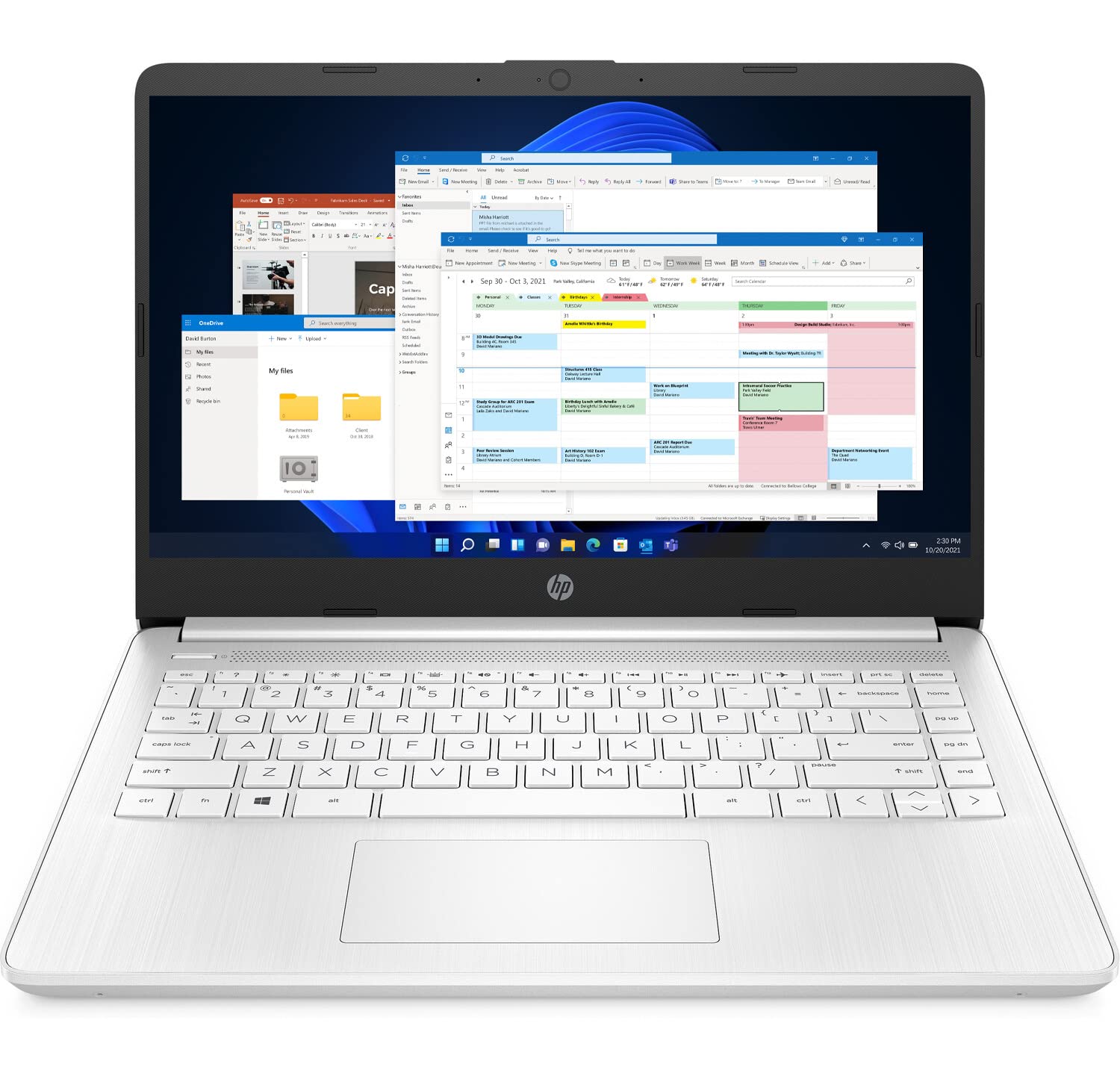 HP Stream 14" Laptop, Intel N4120 Processor, 4 GB RAM, 64 GB eMMC, Intel UHD Graphics, HD Display, Dual Speakers, Microsoft 365 Personal 12 month included, Win 11, Jet Black, 14s-dq0000sa