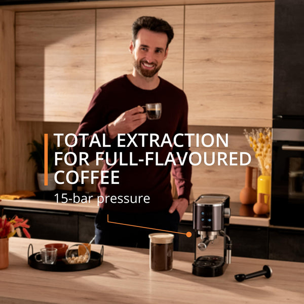 KRUPS Coffee Mill and Spice Grinder 12 Cup Easy to Use, One Touch Operation 200 Watts Coffee, Spices, Dry Herbs, Nuts Black