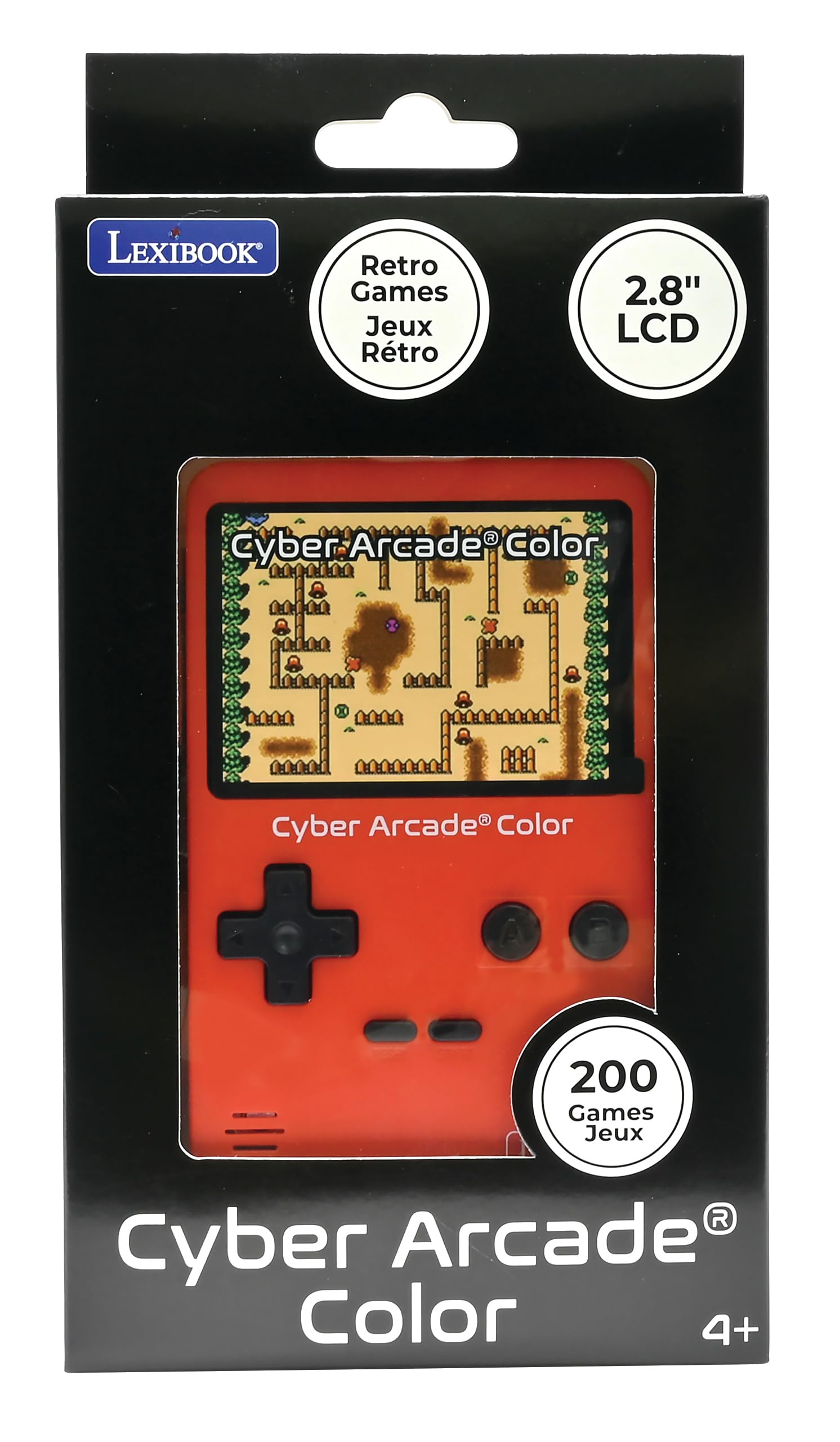 Lexibook, Power Cyber Arcade®, 300 Games Portable Game Console, JL3000